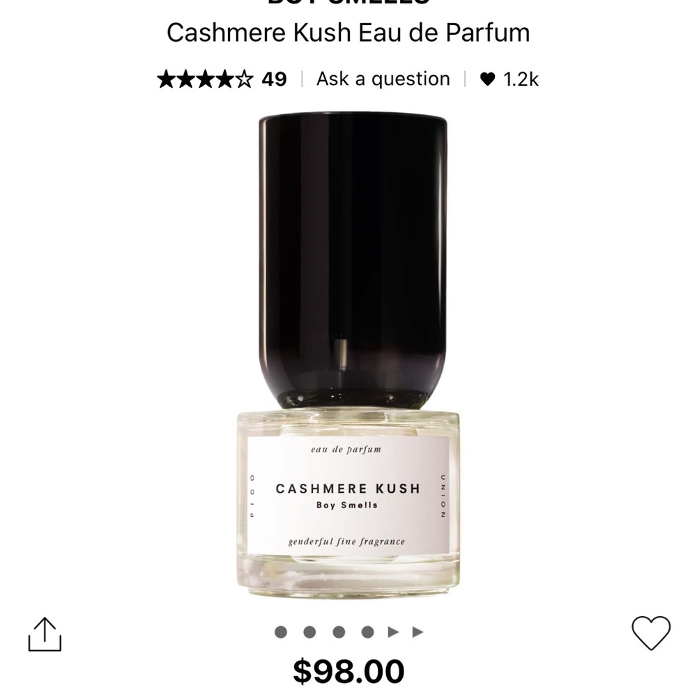 Boy Smells- Cashmere Kush Perfume. New in box!